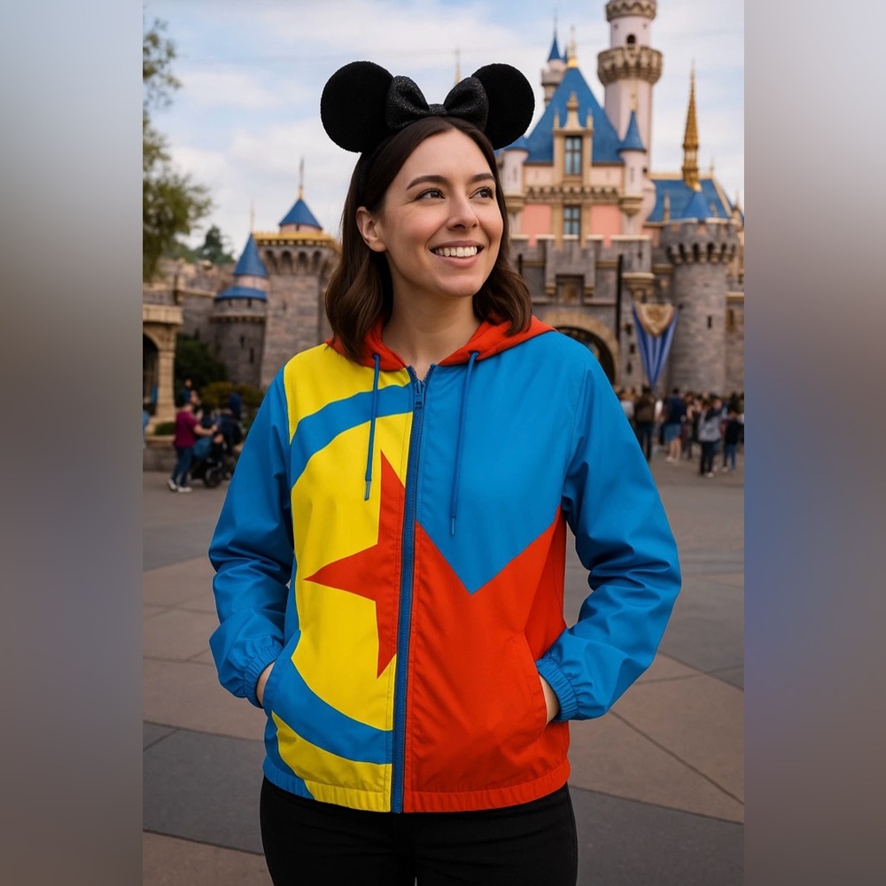 Disney Parks Pixar Luxo Ball Zip Hoodie Jacket